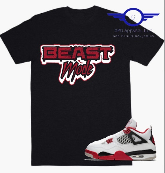 jordan retro 4 fire red shirts
