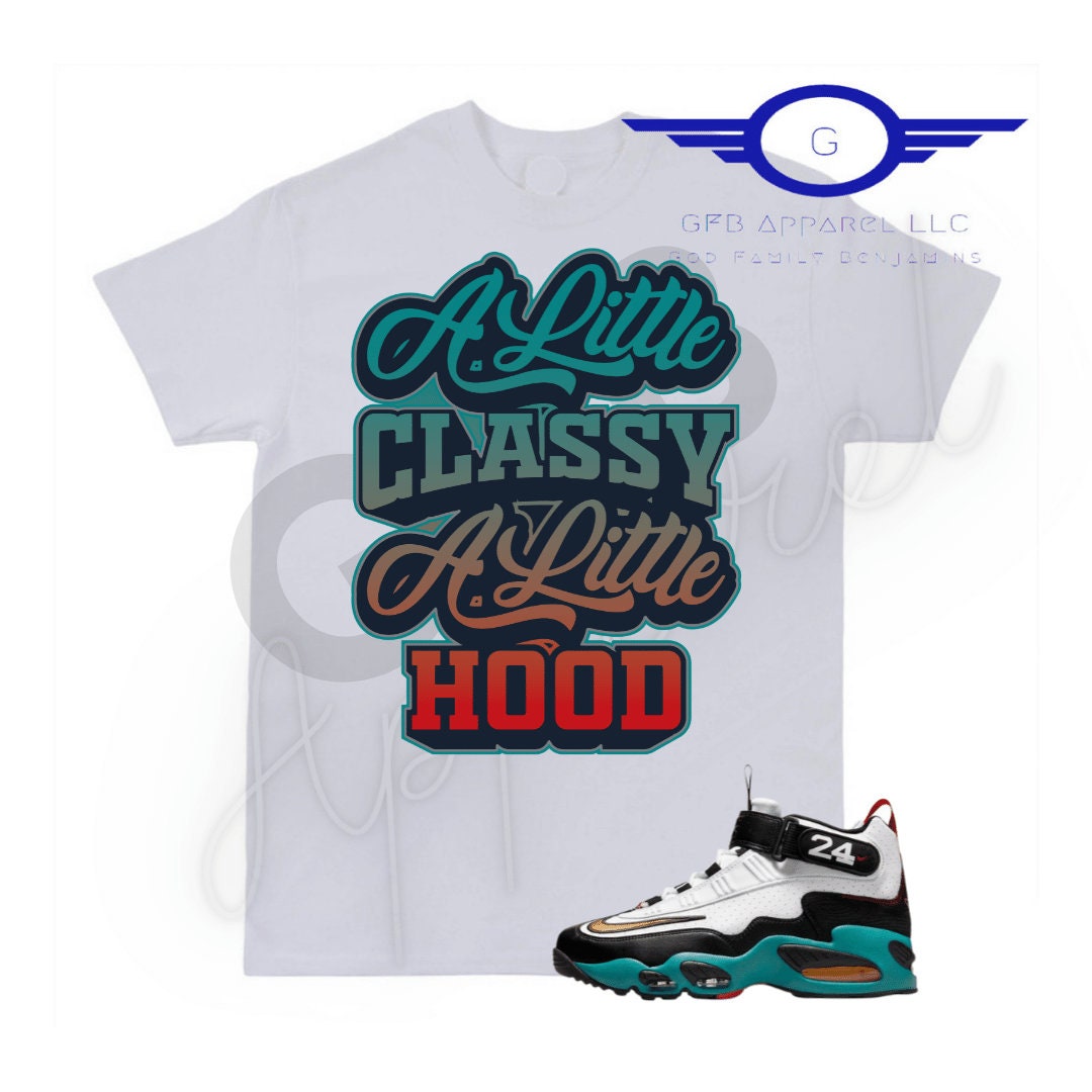 A Little Classy A Little Hood Ken Griffey Nike Max 1 Sweetest Swing Sneaker Tee Blue and White Retro 1 Shirt Etsy Ireland