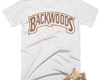 Backwoods Shirt to Match Retro 3 Desert Camo, Jordan 3 Desert Camo Shirt, Desert Camo 3s Sneaker Tee