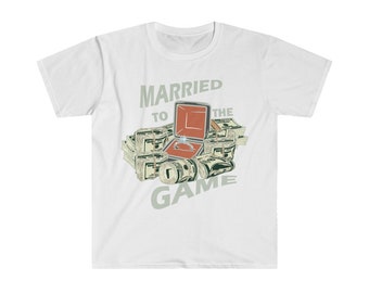 Married To The Game Shirt to Match Retro 1 Seafoam Hyper Royal, Retro 1 Seafoam Hyper Royal Shirt, 1 Seafoam Hyper Royal Sneaker Tee