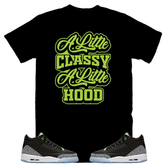 A Little Classy A Little Hood Shirt to Match 6 Electric Green Retro 6 Electric Green Shirt Etsy