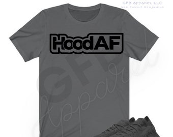Hood AF Shirt to Match Yeezy 380 "Supcol", Yeezy 380 Black Shirt