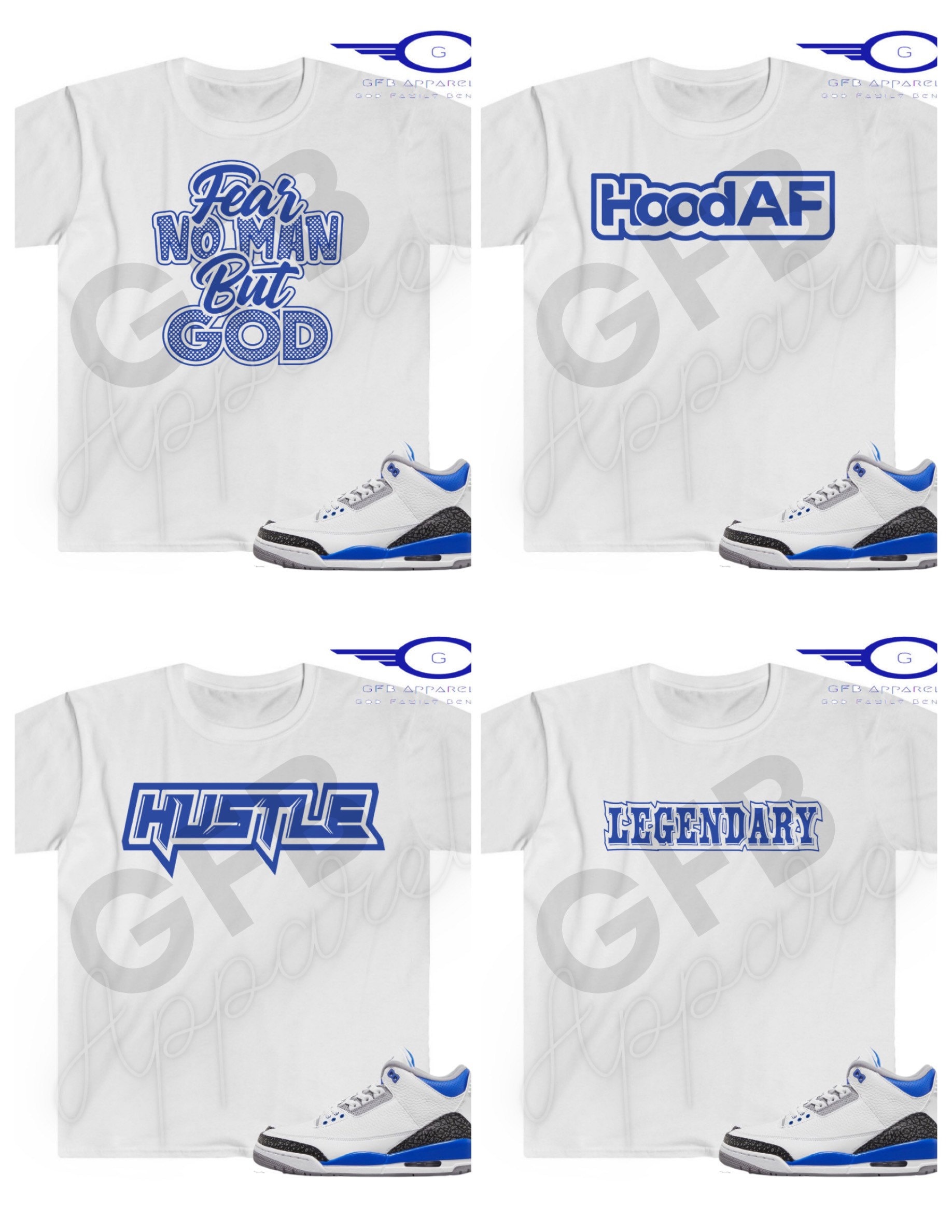 shirts that go with racer blue 3s