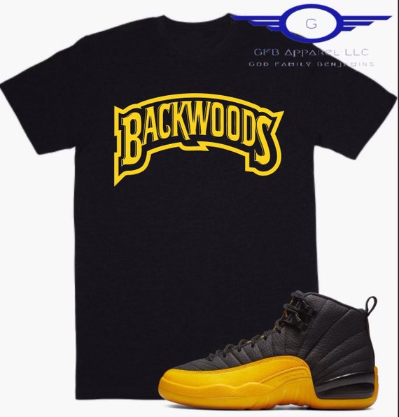 jordan 12 shirt university gold