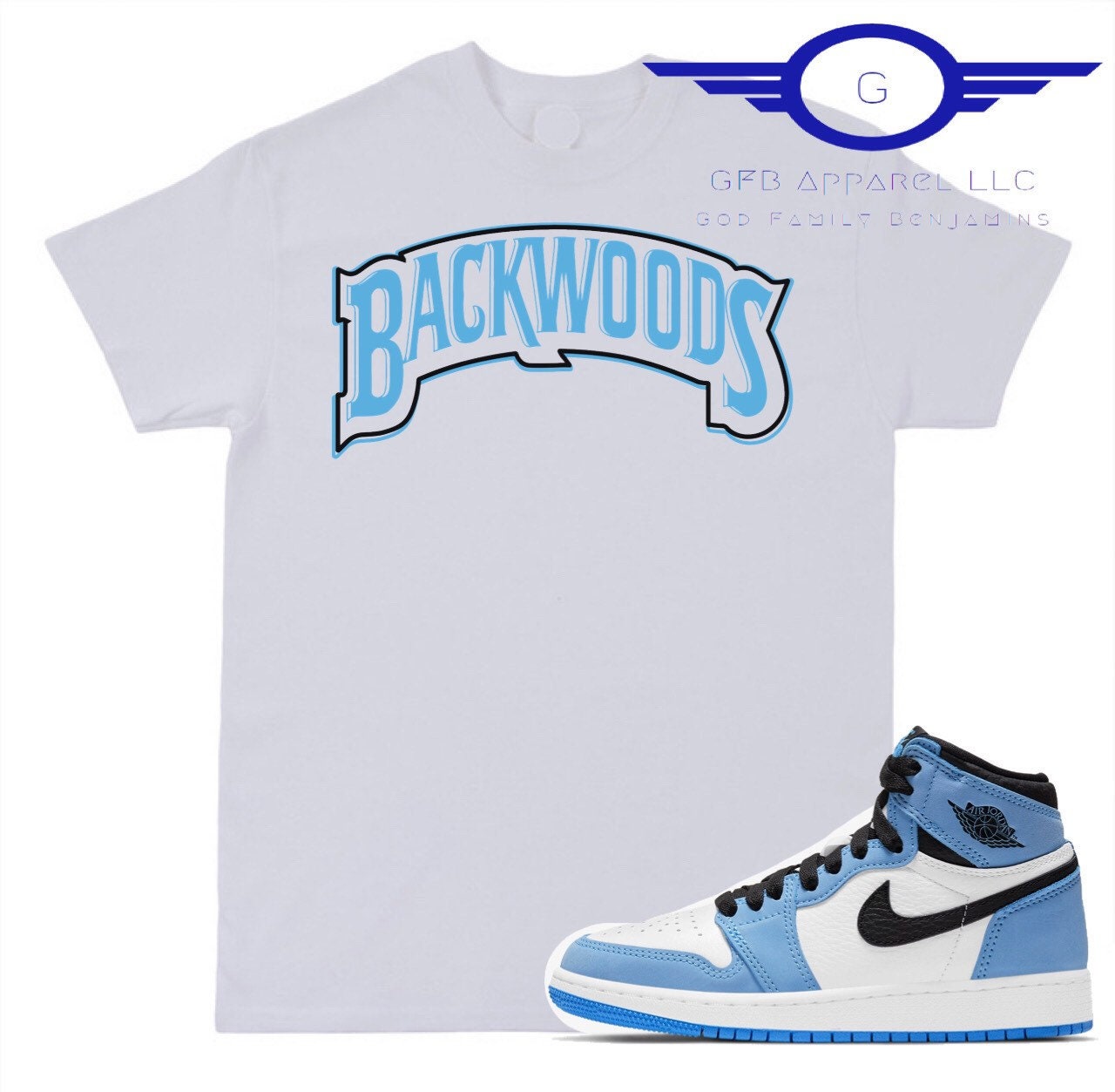 shirts to go with university blue 1s