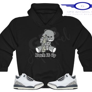Mid Shadow-Rack it up Hoodie to Match Jordan Retro 3 Hide N Seek, Jordan 3 Hide N Seek Hoodie