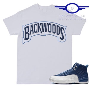 Tshirt to MatchJordan Retro 12 Indigo Tshirt - Backwoods Shirt, Retro 12s Indigo Shirt