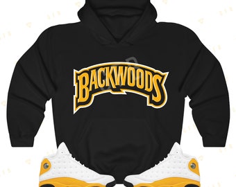 Backwoods Hoodie to Match Retro 8 Taxi Hoodie, Retro 8 Taxi Hoodie, Retro 8 Taxi Sneaker Hoodie