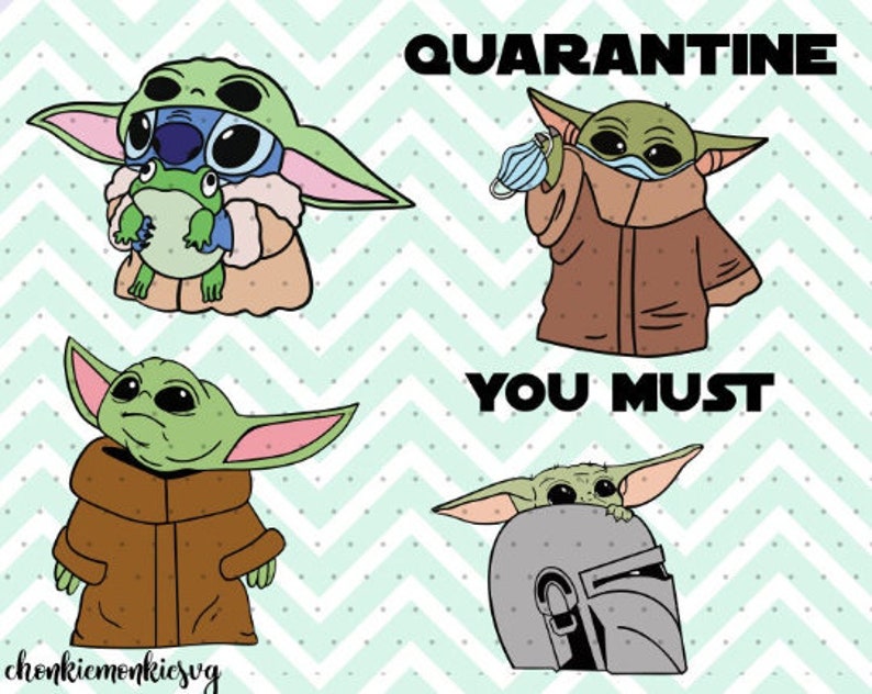 Download 4pcs LAYERED Baby Yoda svg baby alien child svg alien baby ...