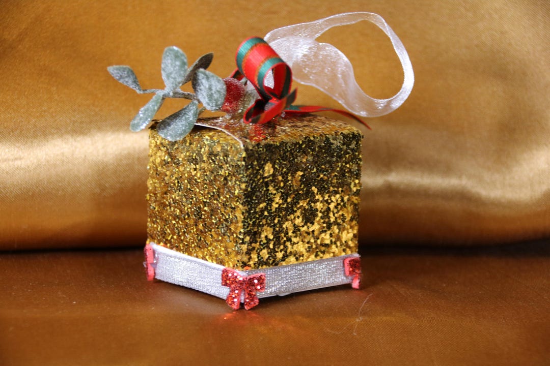 Handmade Christmas Box Ornament With Surprise Inside - Etsy