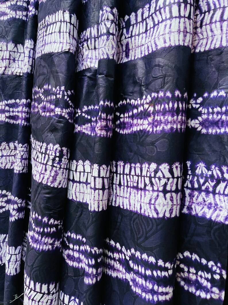 Cotton Batik Adire Brocade Dress Fabric Batik Brocade Fabric Wholesale adire 4.5 yards 4.5 yards,Nigerian Adire Brocade African Fabric