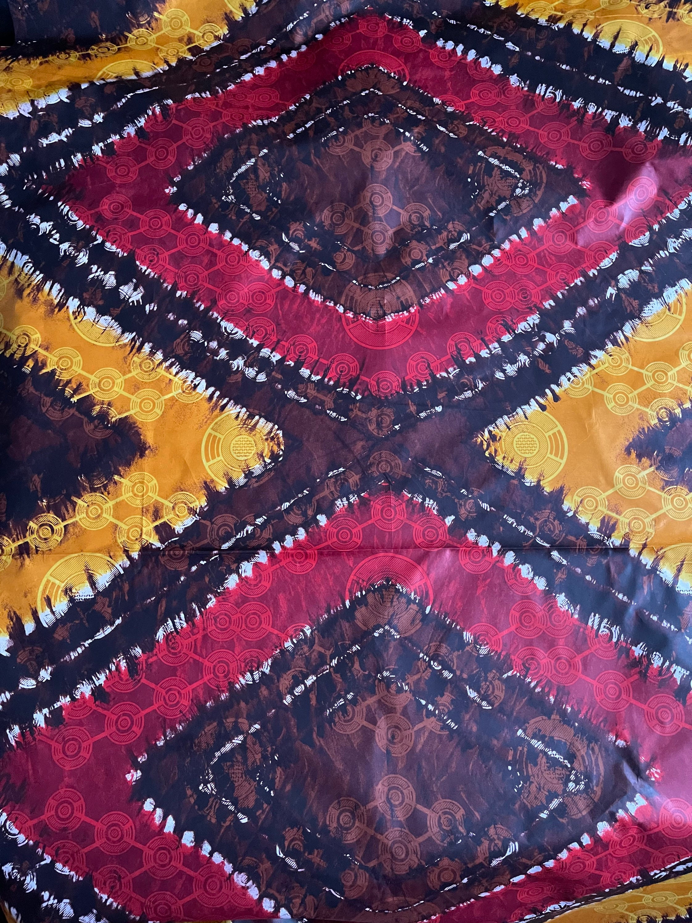  Batik  fait main Adire nig rian tissu  africain  tissu  de Etsy