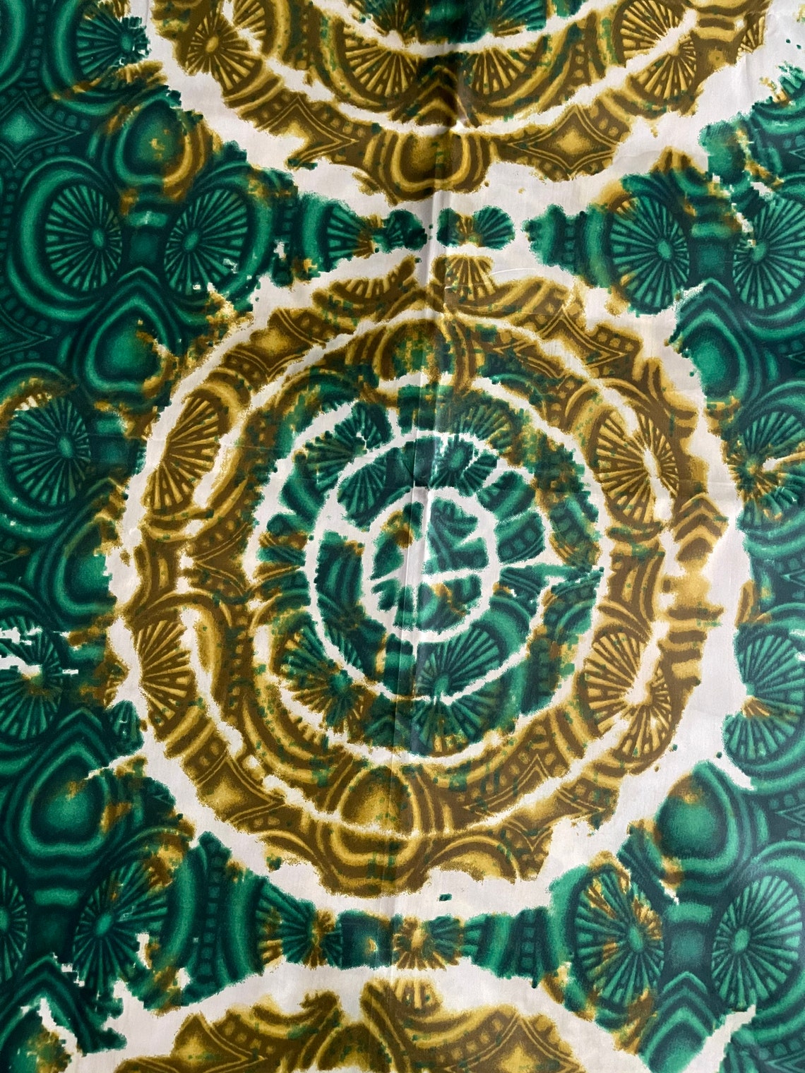 Handmade Batik Nigerian Adire African Fabric Tie and dye Etsy