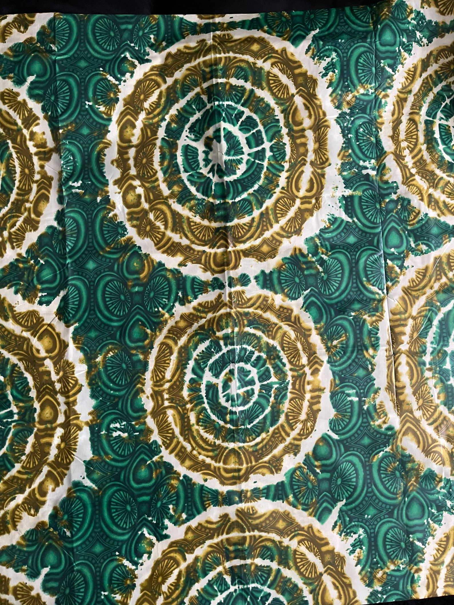 Handmade Batik Nigerian Adire African Fabric Tie and dye Etsy