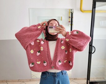 トップス Embroidered Design Summer Knit Cardigan Multi Callie Cardigan | Sea New York