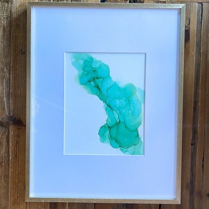 original hand painted abstract ink art