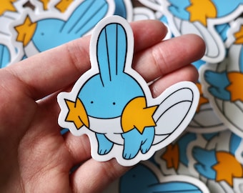 Mudkip Ditto Face Vinyl Sticker | Weatherproof Decal