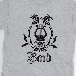 Bard&#39;s Melody DnD Shirt - Cadeau parfait pour les maîtres de donjon et les fans de D&D - T-shirt unique de classe de barde de donjons et dragons
