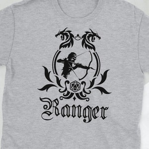 Ranger&#39;s Spirit DnD Shirt - Perfect Gift for Dungeon Masters and D&D Fans - Unique Dungeons and Dragons Ranger Class Tee