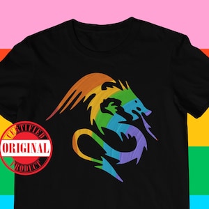 Rainbow Dragon D&D Shirt | Dungeons and Dragons Shirt | Dungeon Master Shirt | RPG Game Shirt | Fantasy TTRPG Shirt | DnD Tee