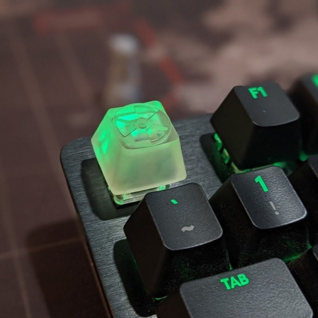 Nuke Key Cap Translucent Nuclear Keycap Artisan Keycap Custom Keycap - Etsy