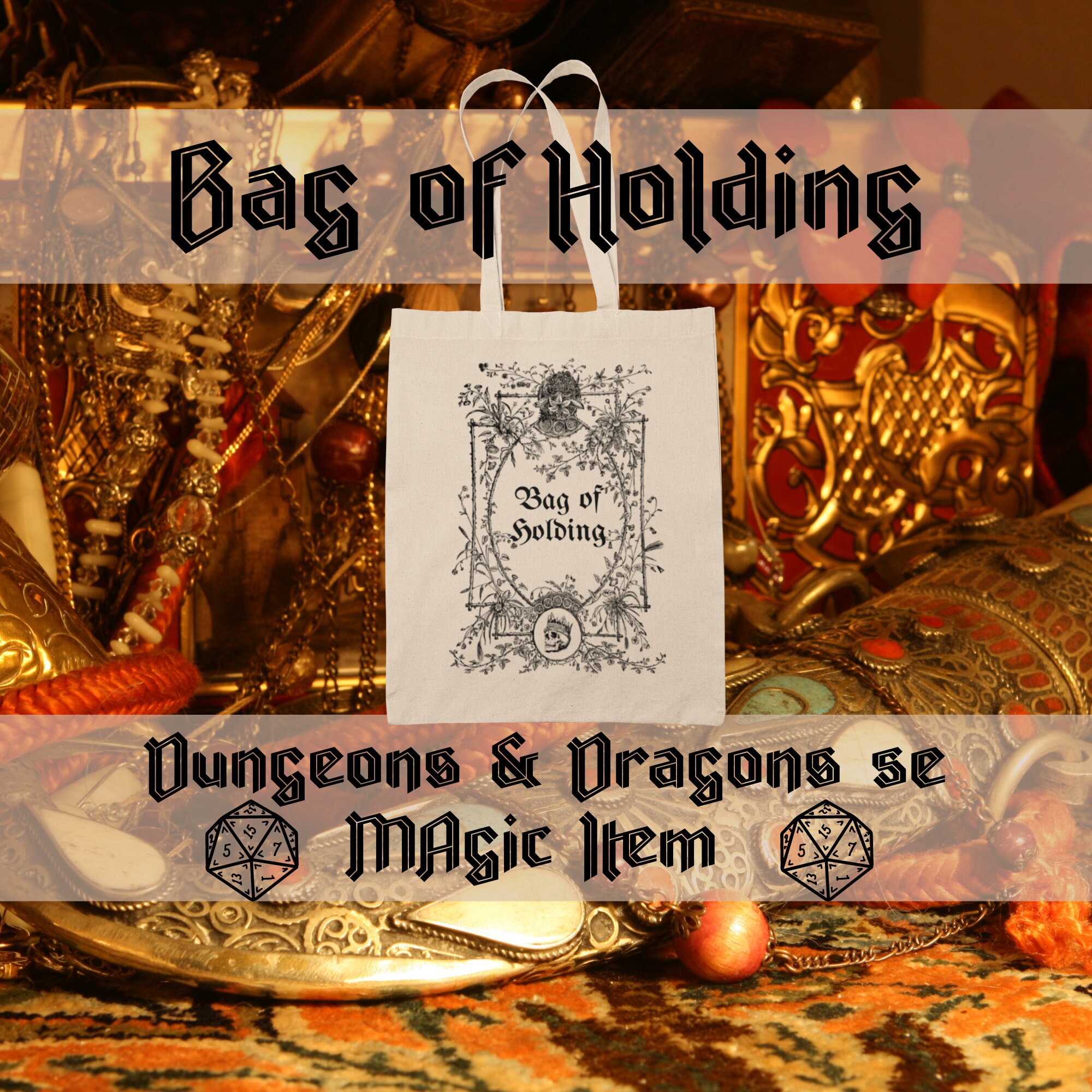 Bag of Holding D&D Prop Magic Item Dungeons and Dragons Dnd 5e Item