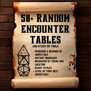 Mais de 50 mesas de encontro de Dungeons & Dragons | Mestre da Masmorra | Ferramentas DnD | Guias TTRPG D20 | Baixar DND Digital | Rolagem de Dados do Desbravador