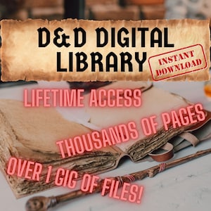 My Whole Store of D&D Digital Downloads | Dungeon Master Bundle | 5e Compatible | DnD Digital Downloads | Dungeons and Dragons