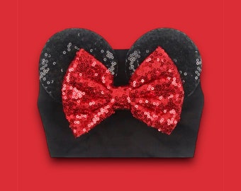 Mouse Ear Hair Bow, Mouse Ears for Toddlers, Mouse Ears for Baby, Mouse Ear Headband, Mouse Headband, Mouse Ears Princess, Mouse Ear Bow