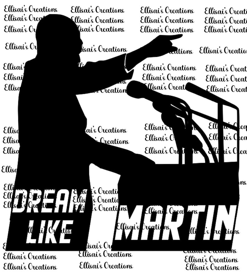 Dream Like Martin SVG - Etsy