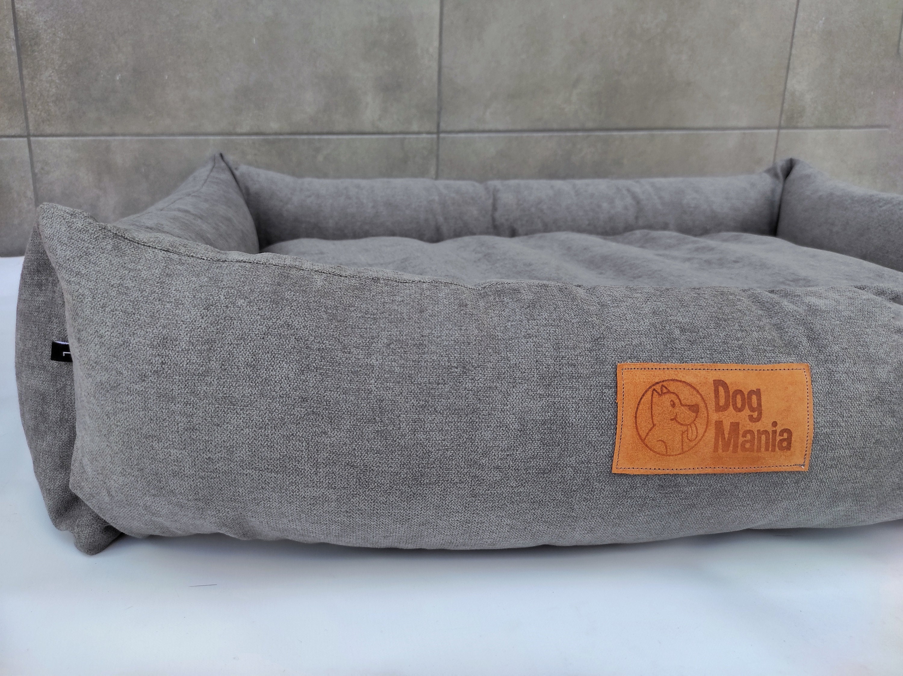Gray dog bed with removable cover pet bed dog nest gift for Etsy