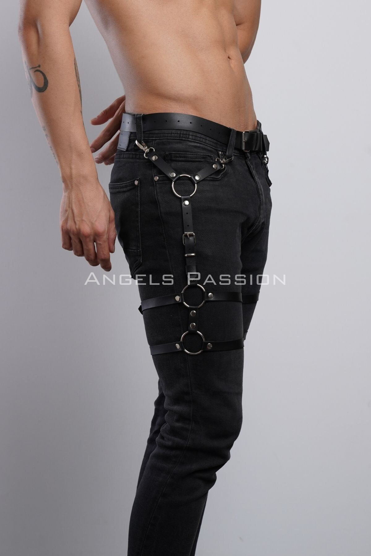Black Harness Top - Etsy