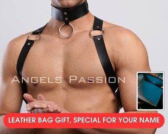 Chest Harness Men Party Outfit Dance Wear Gift for Him