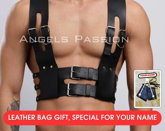 Chest Harness Men Party Outfit Dance Wear Gift for Him
