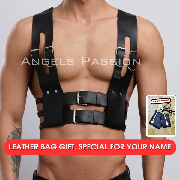 Chest Harness Men Party Outfit Dance Wear Gift for Him