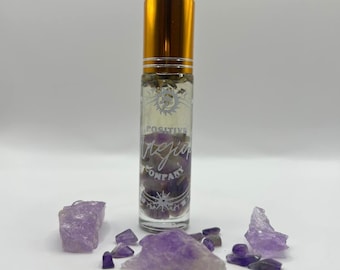 Fles etherische olie van lavendel