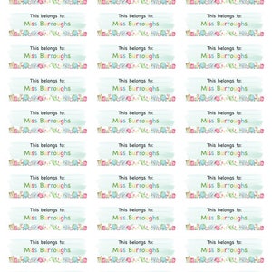 Teacher Book Labels | Teacher Gifts | Teacher Name Stickers | Gifts for ...