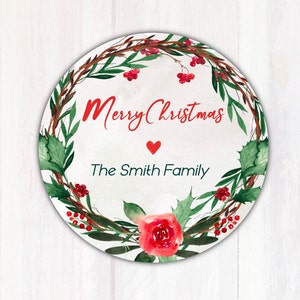 Christmas Gift Label - Personalized Christmas Gift Labels -  Christmas Present Labels -  Personalized Christmas Gift Labels