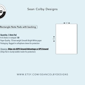 Personalized Notepad With Ocean Crashing Waves - Stationery Gift ...