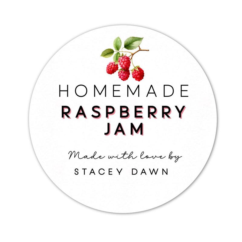 Raspberry Jam - Etsy