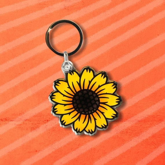 Sunflower keychains hotsell