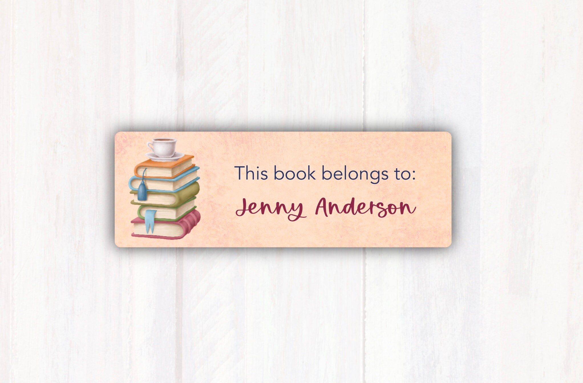 This Book Belongs to Labels Personalized Book Belongs to Etsy