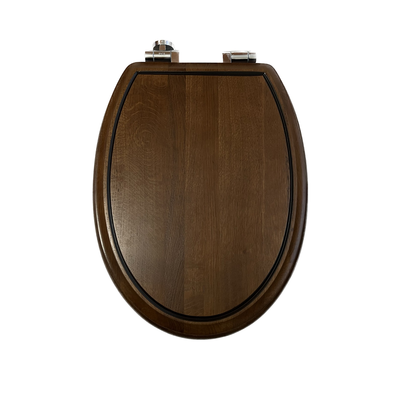 Dark Brown Toilet Seat With Trim & Microlift Etsy