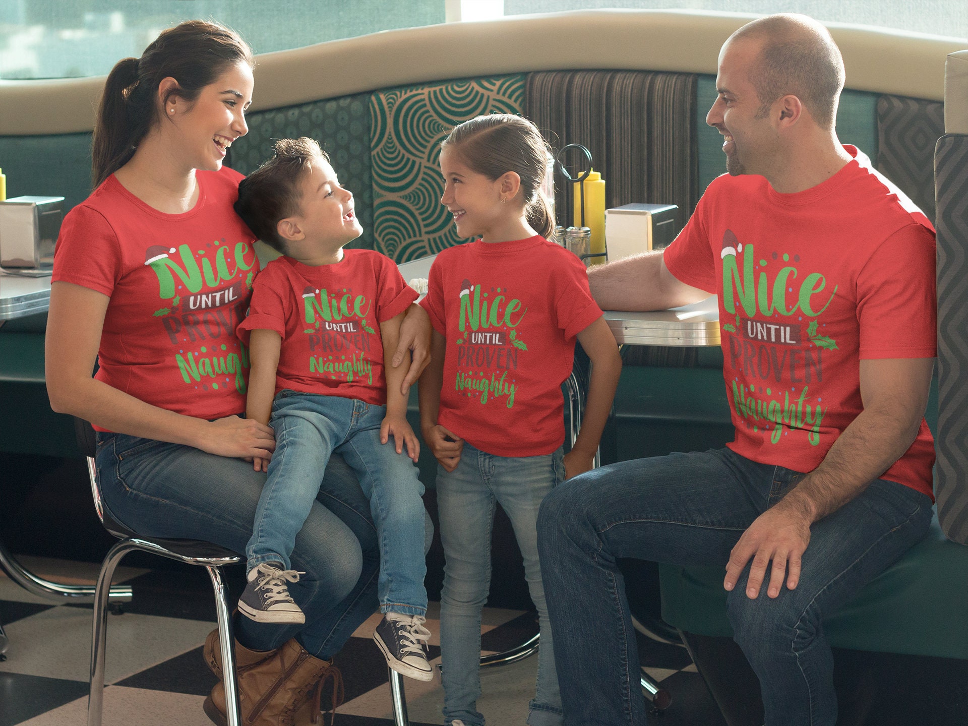 Christmas Pajama Tops Family Matching Christmas Shirts Family | Etsy