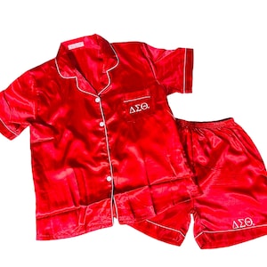 Delta Sigma Theta Satin Pajamas