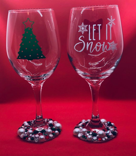 Custom Made Wine Glasses Etsy