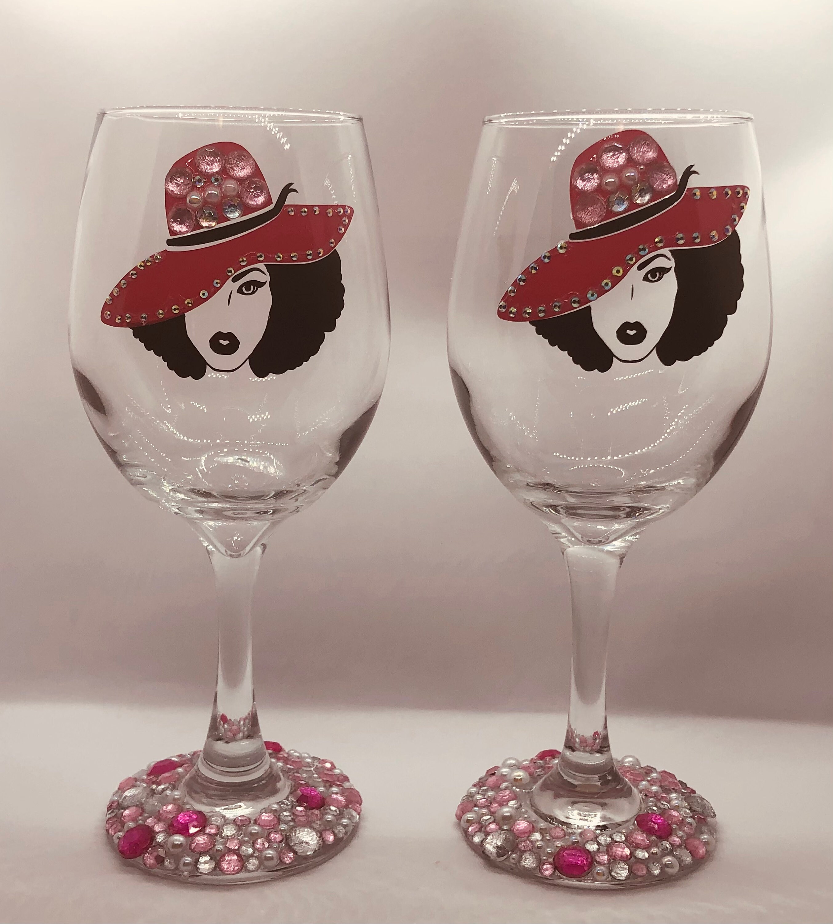 Custom Made Wine Glasses Etsy