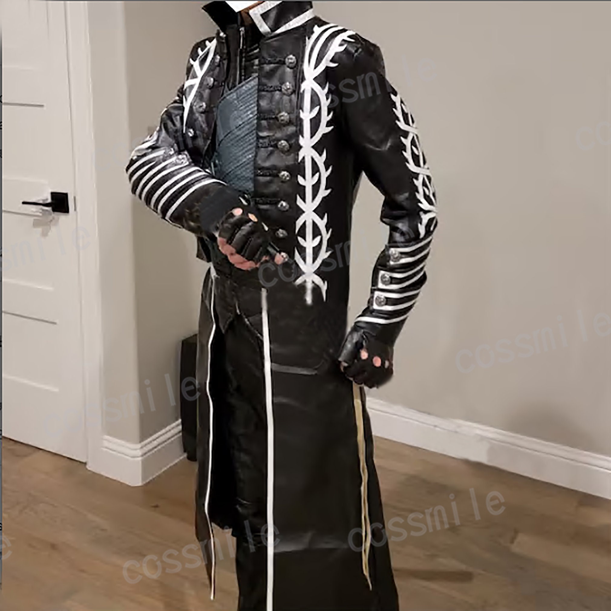 DMC 3 Vergil Christmas Party Halloween Outfit Cosplay Costume Customize /