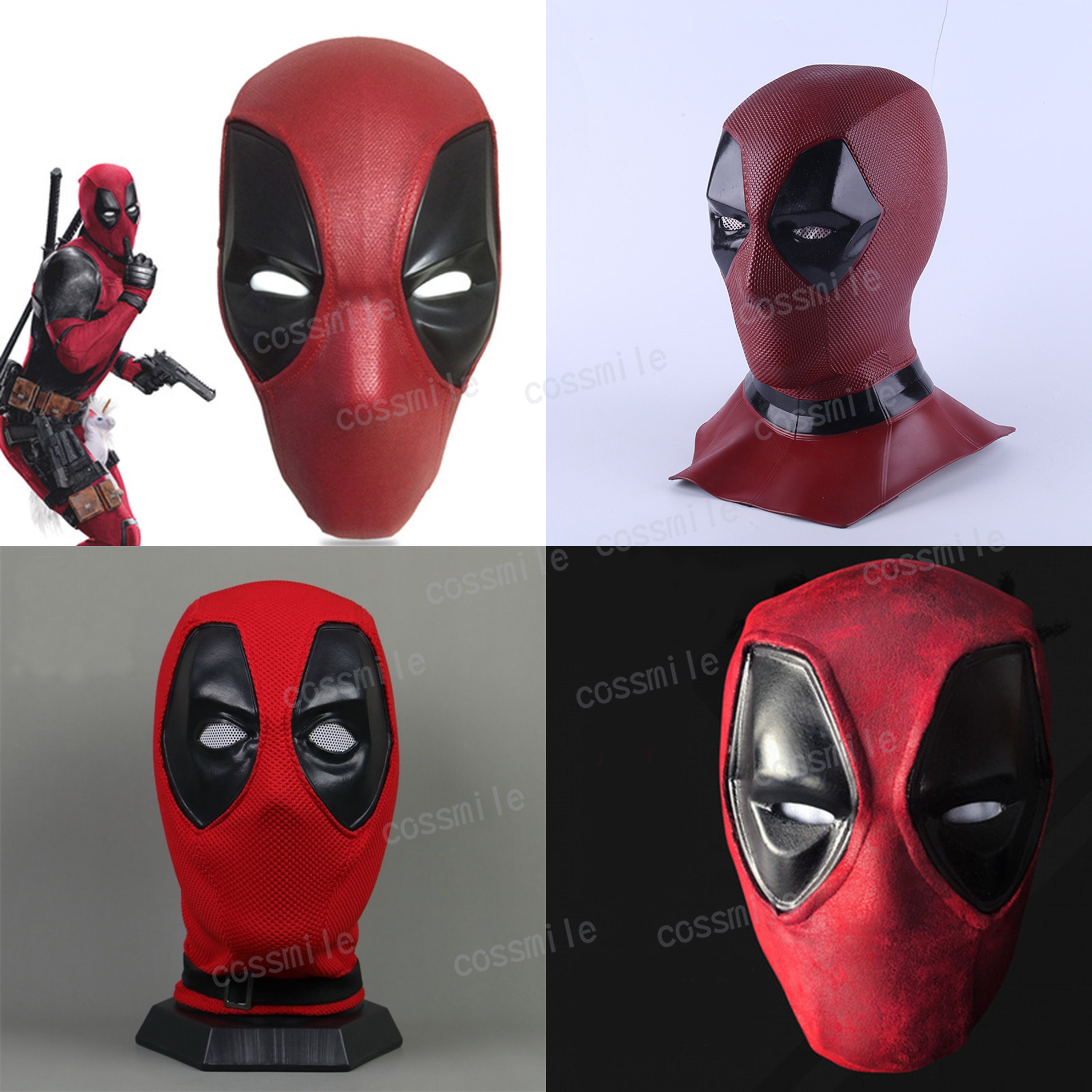 Deadpool masker hoge kwaliteit cosplay full face hat EVA - Etsy Nederland