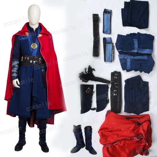 Doctor Strange Costume Cosplay Suit Stephen Strange Men Outfit - Etsy
